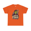 Life's a Drag Vampire Graphic Tee | Retro Halloween Monster Shirt