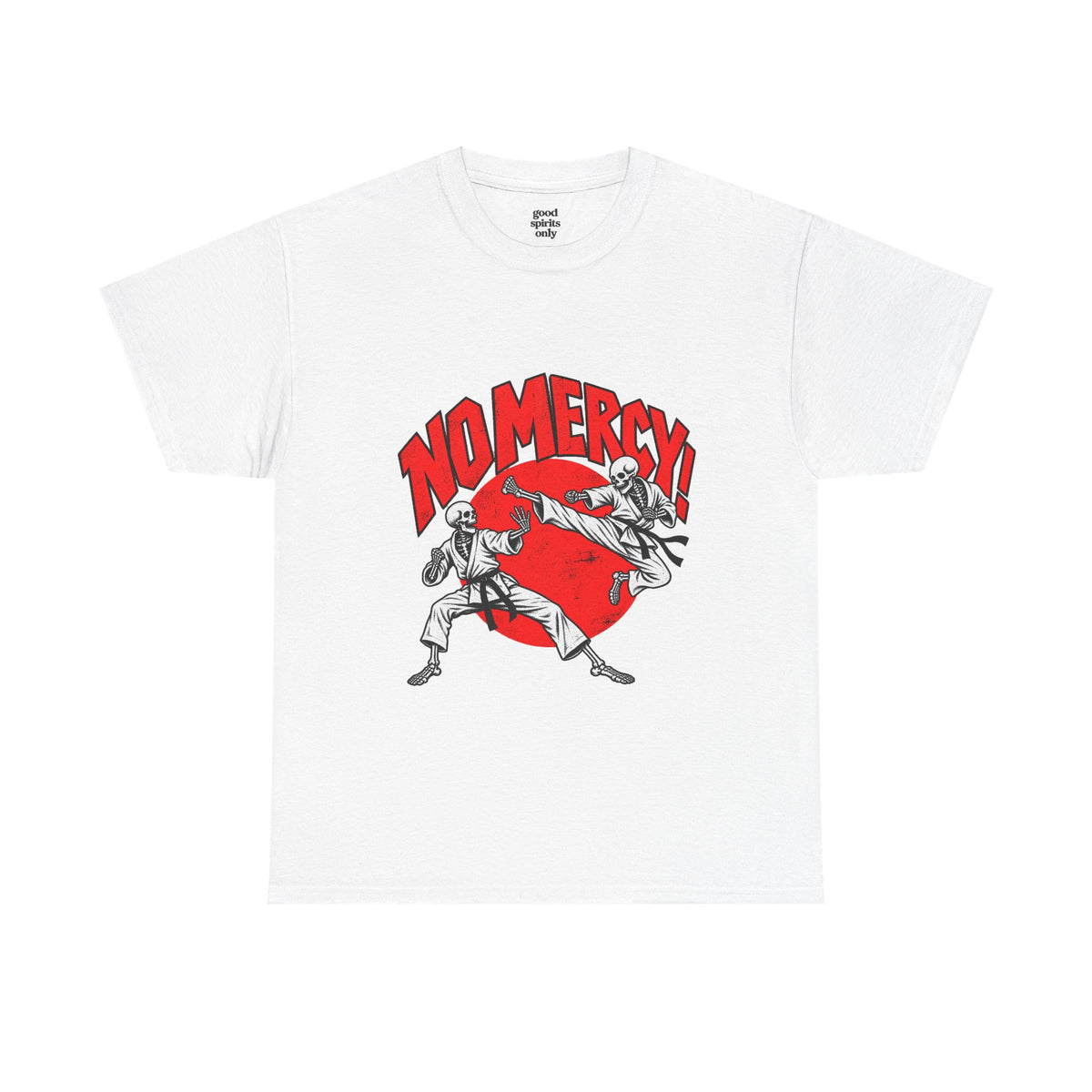 No Mercy Ninja Fight Tee | Sword Duel Graphic T-Shirt